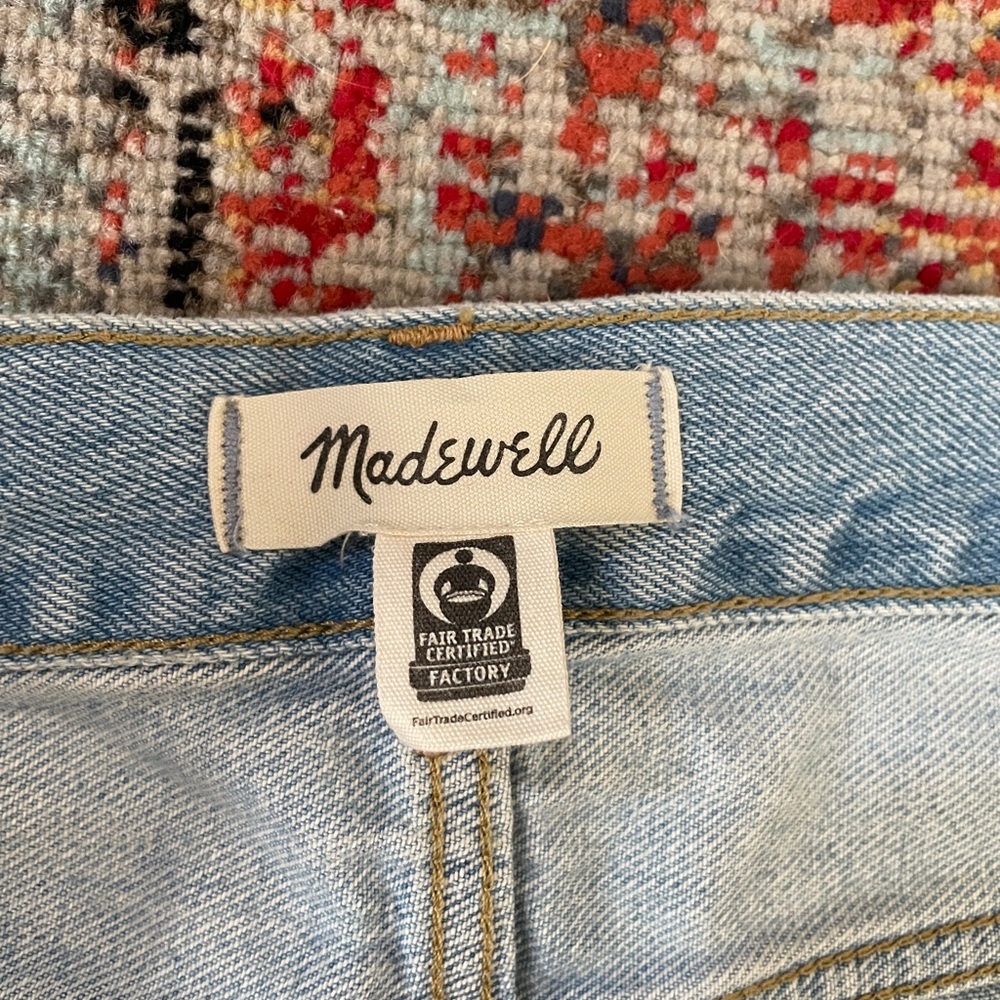 Madewell Womens Pieced Barrel-Leg Jeans Size 28 - Picture 8 of 9